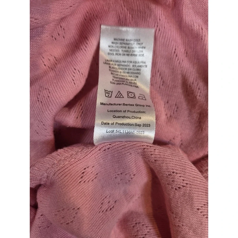 NWT Disney Baby Pink Minnie Mouse Baby Knotted Gown 6-9 Months - Picture 9 of 9
